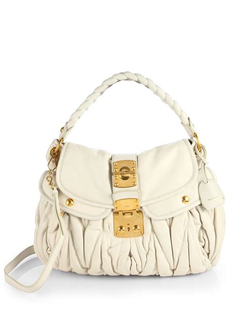 miu miu matelasse shoulder bag